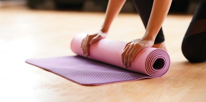 BalanceFrom GoYoga Exercise Yoga Mat - Black for sale online